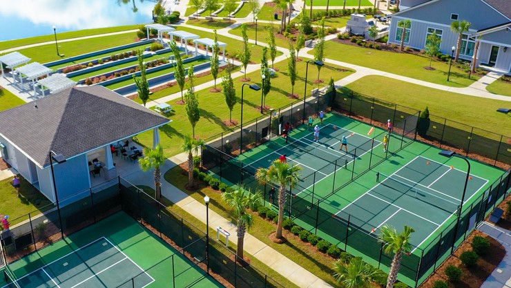 Pickleball courts