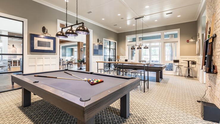 Billiards room