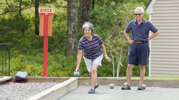 Bocce courts